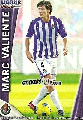 Sticker Marc Valiente - Campeonato Nacional De Liga 2011-2012 - Mundicromo