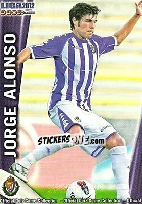 Sticker Jorge Alonso - Campeonato Nacional De Liga 2011-2012 n. 848 - Mundicromo