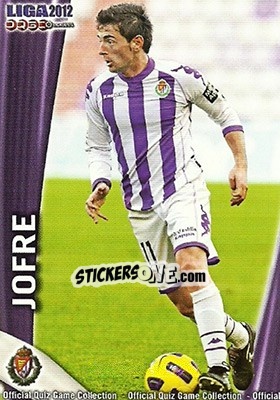 Sticker Jofre - Campeonato Nacional De Liga 2011-2012 - Mundicromo