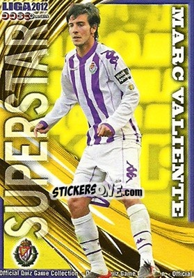Sticker Marc Valiente - Campeonato Nacional De Liga 2011-2012 - Mundicromo