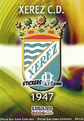 Cromo Escudo - Campeonato Nacional De Liga 2011-2012 - Mundicromo