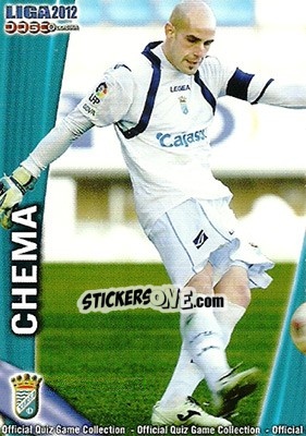 Sticker Chema - Campeonato Nacional De Liga 2011-2012 - Mundicromo