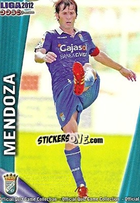 Figurina Mendoza - Campeonato Nacional De Liga 2011-2012 - Mundicromo