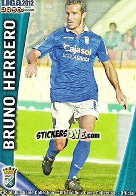 Sticker Bruno Herrero - Campeonato Nacional De Liga 2011-2012 - Mundicromo