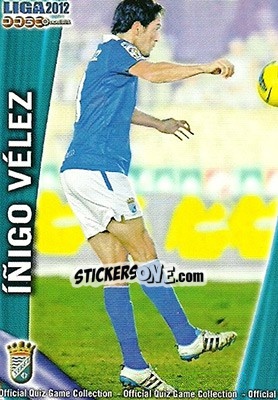 Cromo Íñigo Velez - Campeonato Nacional De Liga 2011-2012 - Mundicromo