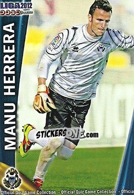 Figurina Manu Herrera - Campeonato Nacional De Liga 2011-2012 - Mundicromo