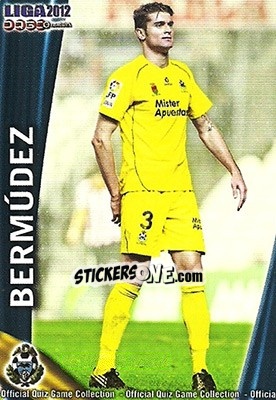 Sticker Bermúdez - Campeonato Nacional De Liga 2011-2012 - Mundicromo