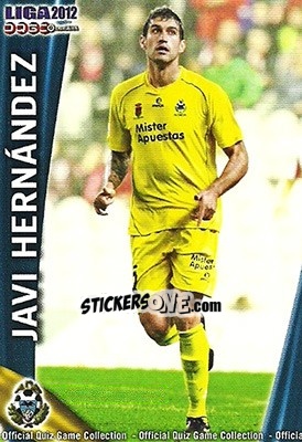 Sticker Javi Hernández - Campeonato Nacional De Liga 2011-2012 - Mundicromo