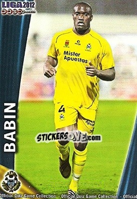 Cromo Babin - Campeonato Nacional De Liga 2011-2012 - Mundicromo