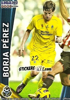 Sticker Borja - Campeonato Nacional De Liga 2011-2012 - Mundicromo