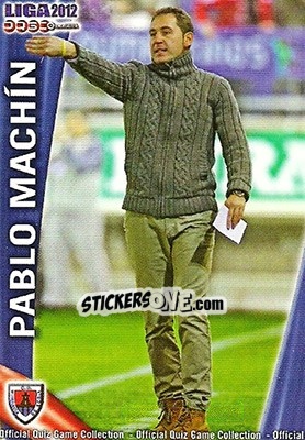 Sticker Pablo Machín - Campeonato Nacional De Liga 2011-2012 - Mundicromo