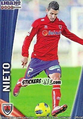 Sticker Nieto - Campeonato Nacional De Liga 2011-2012 n. 914 - Mundicromo