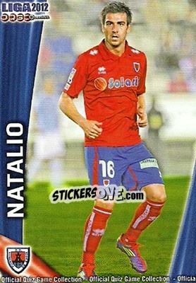 Sticker Natalio - Campeonato Nacional De Liga 2011-2012 - Mundicromo