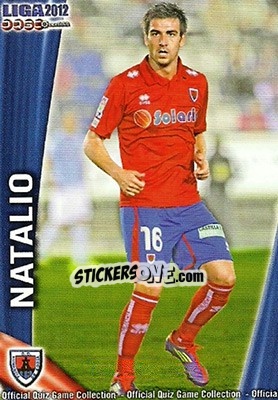 Cromo Natalio - Campeonato Nacional De Liga 2011-2012 - Mundicromo