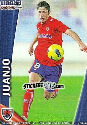Sticker Juanjo - Campeonato Nacional De Liga 2011-2012 - Mundicromo