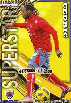 Sticker Cedric - Campeonato Nacional De Liga 2011-2012 - Mundicromo