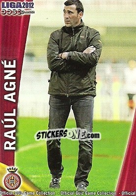 Sticker Raúl Agné - Campeonato Nacional De Liga 2011-2012 n. 924 - Mundicromo