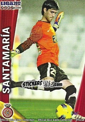 Sticker Santamaría - Campeonato Nacional De Liga 2011-2012 n. 925 - Mundicromo