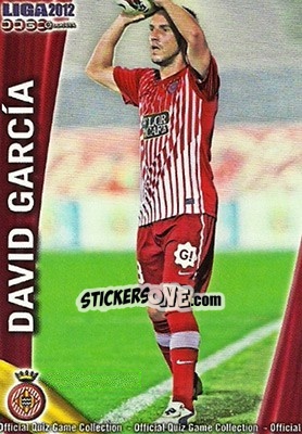 Figurina David García - Campeonato Nacional De Liga 2011-2012 - Mundicromo