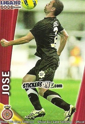Sticker José - Campeonato Nacional De Liga 2011-2012 - Mundicromo
