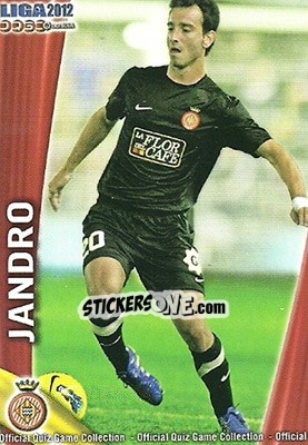 Sticker Jandro - Campeonato Nacional De Liga 2011-2012 - Mundicromo
