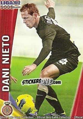Sticker Dani Nieto - Campeonato Nacional De Liga 2011-2012 - Mundicromo