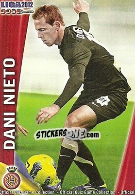 Cromo Dani Nieto - Campeonato Nacional De Liga 2011-2012 - Mundicromo