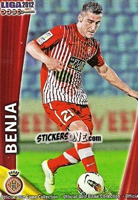 Sticker Benja - Campeonato Nacional De Liga 2011-2012 - Mundicromo
