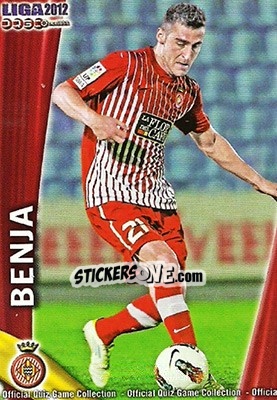 Sticker Benja - Campeonato Nacional De Liga 2011-2012 n. 938 - Mundicromo