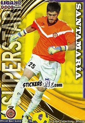 Sticker Santamaría - Campeonato Nacional De Liga 2011-2012 - Mundicromo