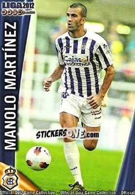 Sticker Manolo Martínez - Campeonato Nacional De Liga 2011-2012 n. 947 - Mundicromo