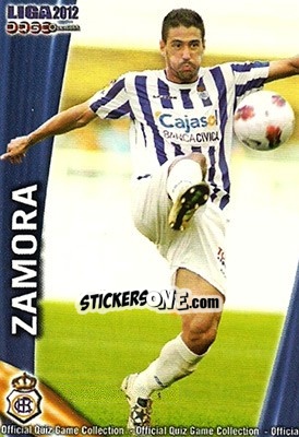 Figurina Zamora - Campeonato Nacional De Liga 2011-2012 - Mundicromo