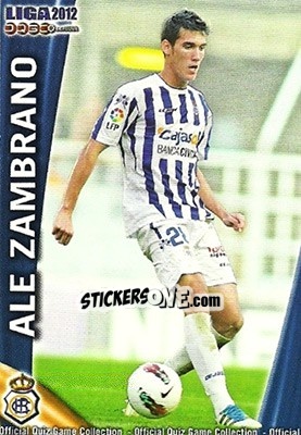Sticker Zambrano - Campeonato Nacional De Liga 2011-2012 - Mundicromo