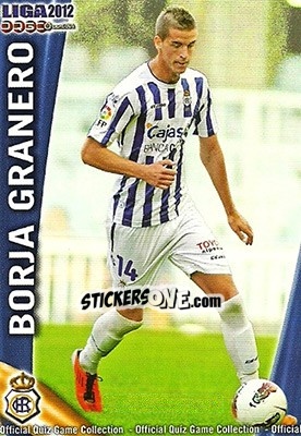 Sticker Borja Granero - Campeonato Nacional De Liga 2011-2012 n. 952 - Mundicromo