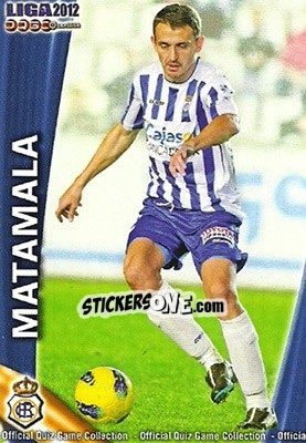Sticker Matamala - Campeonato Nacional De Liga 2011-2012 - Mundicromo