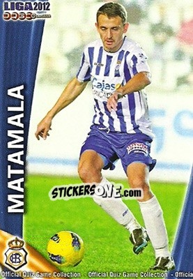 Cromo Matamala - Campeonato Nacional De Liga 2011-2012 - Mundicromo