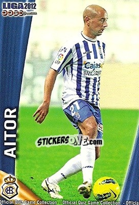 Sticker Aitor - Campeonato Nacional De Liga 2011-2012 n. 957 - Mundicromo