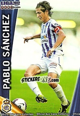Sticker Pablo Sánchez - Campeonato Nacional De Liga 2011-2012 - Mundicromo