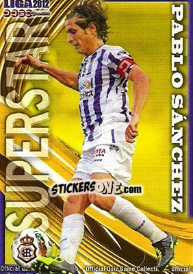 Sticker Pablo Sánchez - Campeonato Nacional De Liga 2011-2012 n. 962 - Mundicromo