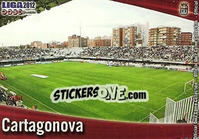 Sticker Cartagonova - Campeonato Nacional De Liga 2011-2012 - Mundicromo