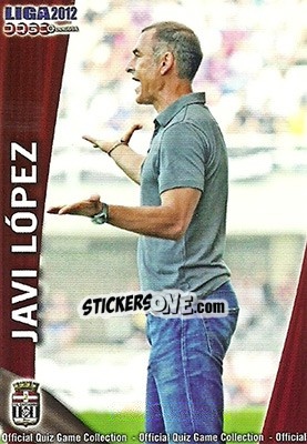Sticker Javi López - Campeonato Nacional De Liga 2011-2012 - Mundicromo
