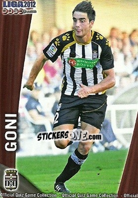 Sticker Goni - Campeonato Nacional De Liga 2011-2012 - Mundicromo