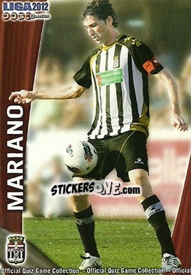 Sticker Mariano Sánchez - Campeonato Nacional De Liga 2011-2012 - Mundicromo