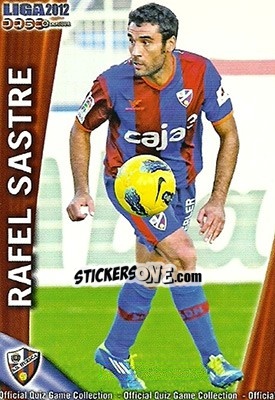 Cromo Rafa Sastre - Campeonato Nacional De Liga 2011-2012 - Mundicromo