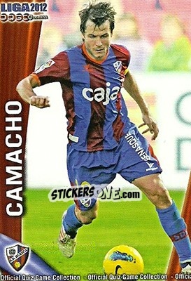 Sticker Camacho - Campeonato Nacional De Liga 2011-2012 - Mundicromo