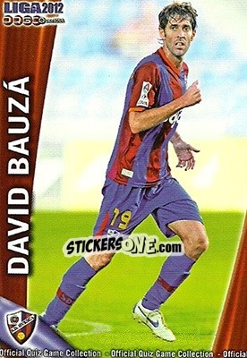 Sticker David Bauzá - Campeonato Nacional De Liga 2011-2012 n. 998 - Mundicromo