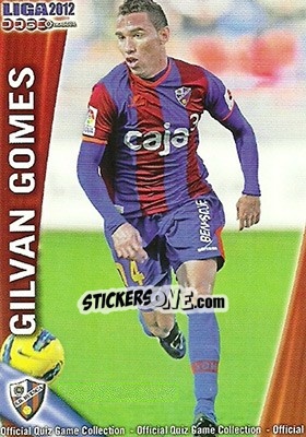 Cromo Gilvan - Campeonato Nacional De Liga 2011-2012 - Mundicromo