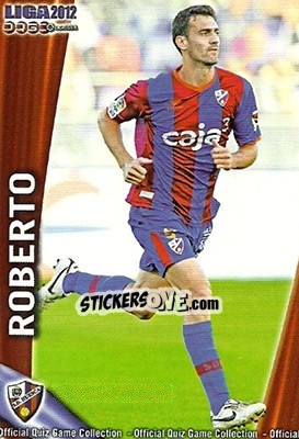 Cromo Roberto - Campeonato Nacional De Liga 2011-2012 - Mundicromo