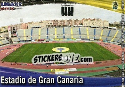 Cromo Estadio Gran Canaria - Campeonato Nacional De Liga 2011-2012 - Mundicromo