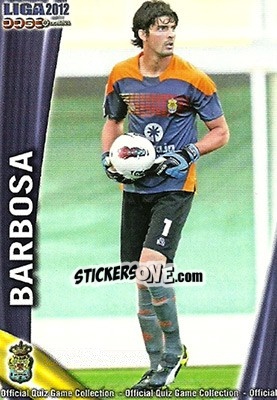 Sticker Barbosa - Campeonato Nacional De Liga 2011-2012 - Mundicromo